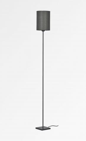 KAWA 3 in brushed bronze with lampshade in Dreams graphite (fabric from category 2)