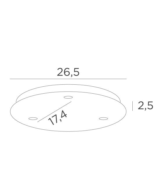 Ceiling base 3 o26