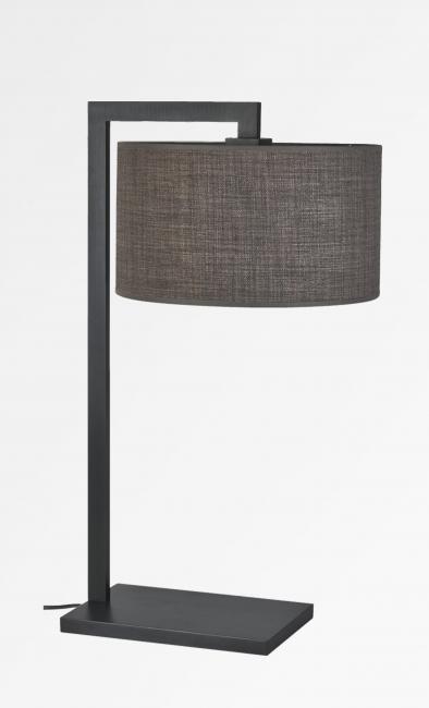 DEP in brushed bronze with lampshade in Sami glaise (fabric from category 2)
