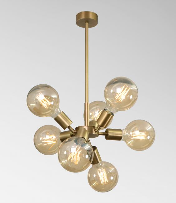 OURIS 1 in light bronze with gold bulbs